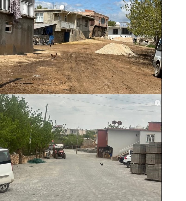 Kokulupınar Mahallesinde Parke Çalışmaları